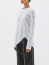 heritage scoop hem long sleeve t.shirt