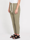 panelled slouch jersey pant