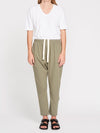 panelled slouch jersey pant