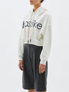 bassike gathered hooded sweat