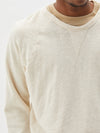 slub rib raglan sweat