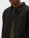 brushed cotton overshirt