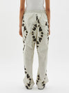 splatter cotton gusset pant