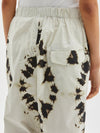 splatter cotton gusset pant