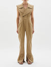 trench style jumpsuit