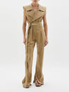 trench style jumpsuit