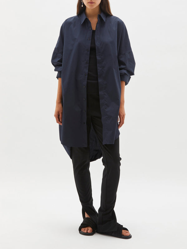 cotton circle shirt dress