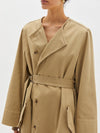 oversized cotton trench