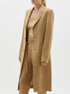 linen longerline jacket