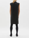 raised neck tank dress