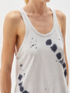 splatter dye slouch tank