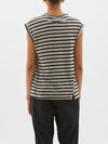 stripe fitted muscle tank