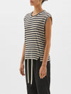 stripe fitted muscle tank