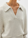 cotton merino polo knit