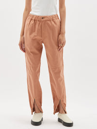 slouch zip detail track pant