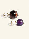 Assymetric Sphere Earrings