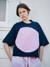 dbl jsy boxy dot s/s t.shirt