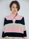 stripe chunky oversized knit