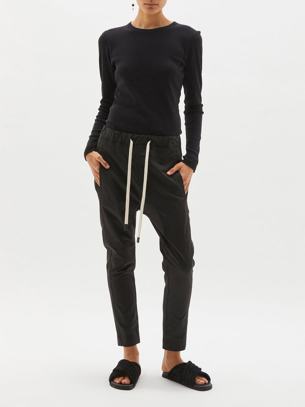 cotton utility relaxed pants