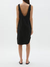 contrast scoop back tank dress