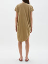 contrast t.shirt dress w tail