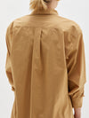 longerline cotton shirt