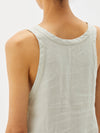 linen slouch tank