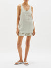 linen slouch tank