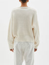 ribbed oversized crew knit