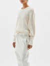 ribbed oversized crew knit