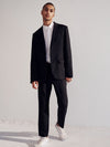 bassike tailored pant in black