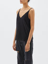 bassike v neck jersey camisole in black