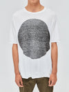 slouch inside out dot t.shirt