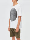 slouch inside out dot t.shirt