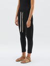 panelled slouch rib pant