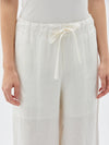 linen pull on slouch pant