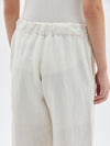 linen pull on slouch pant