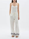 linen pull on slouch pant