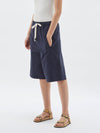 slouchy pull on twill short