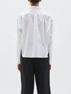 cropped boxy cotton shirt