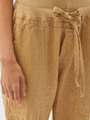 utility linen rib cuff pant