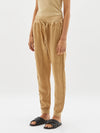 utility linen rib cuff pant