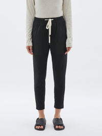 dble jsy contrast tapered pant