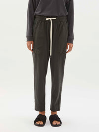 dble jsy contrast tapered pant