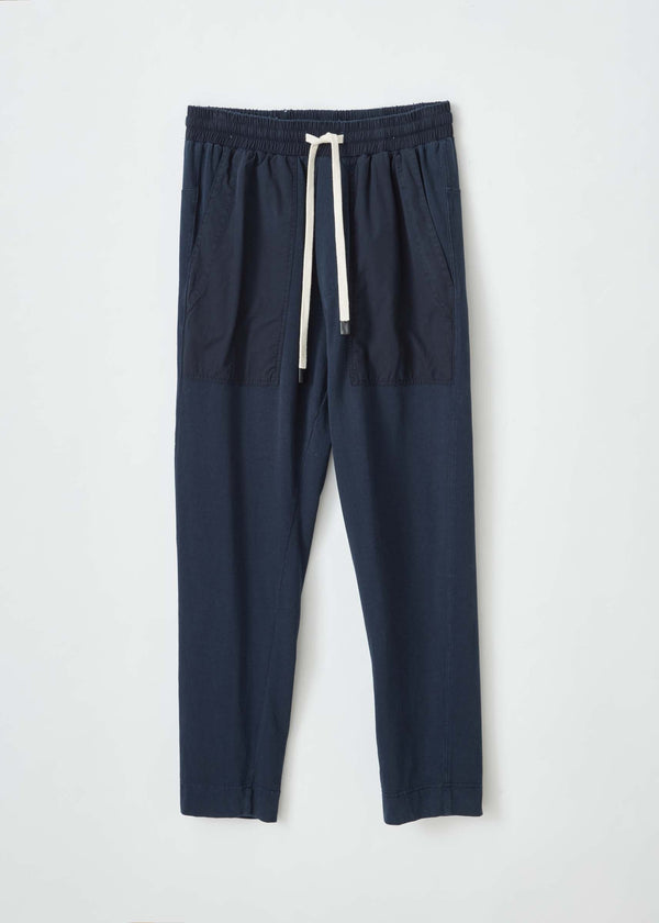 dble jsy contrast tapered pant