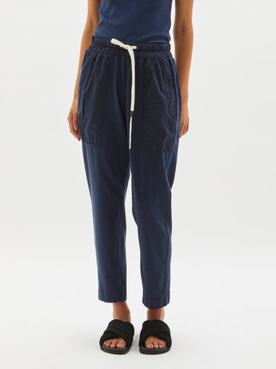 dble jsy contrast tapered pant