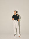 brushed cotton utility pant