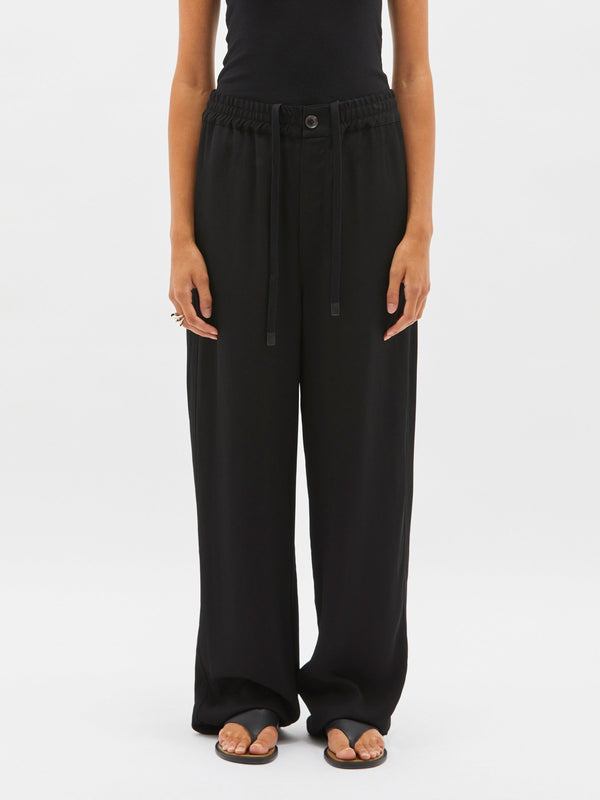 twill relaxed pull on pant