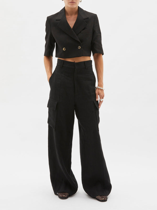 tailored pocket detail pant