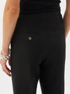 crepe bandless crop pant